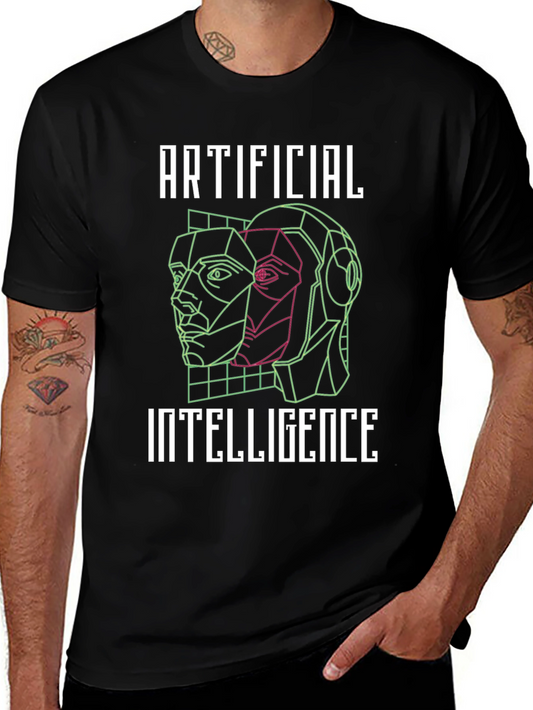 Artificial Intelligence Graphic Tee - Black