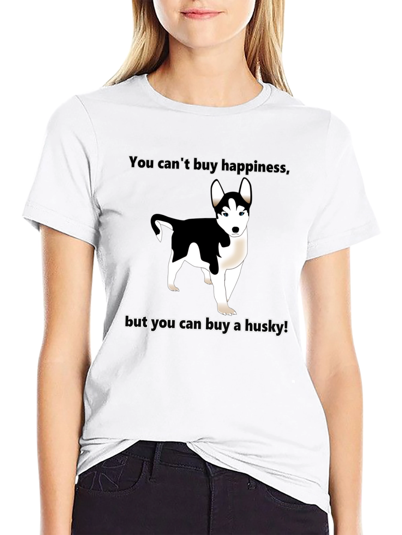 Funny Husky T-Shirt - Buy Happiness!