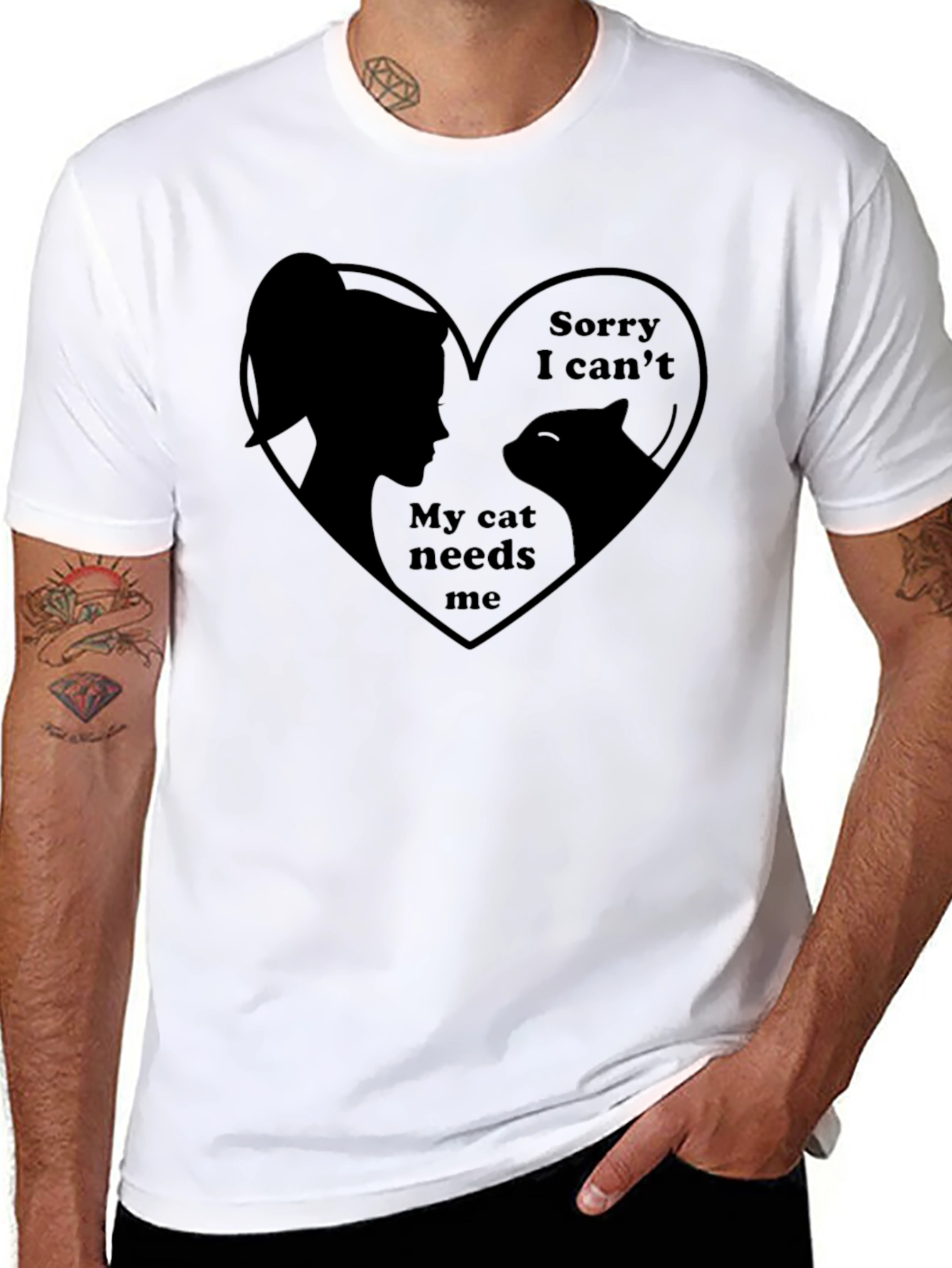 Sorry I Cant Cat T-Shirt
