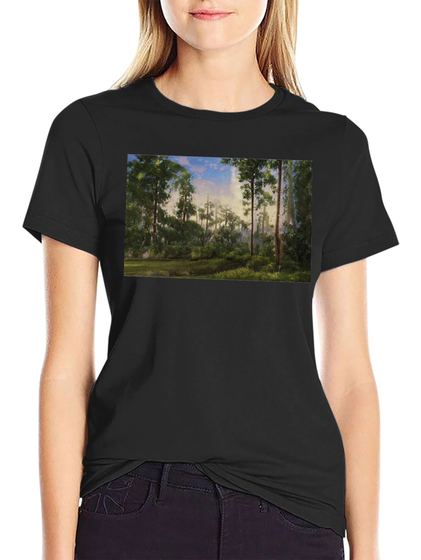 Landscape Painting Graphic Tee