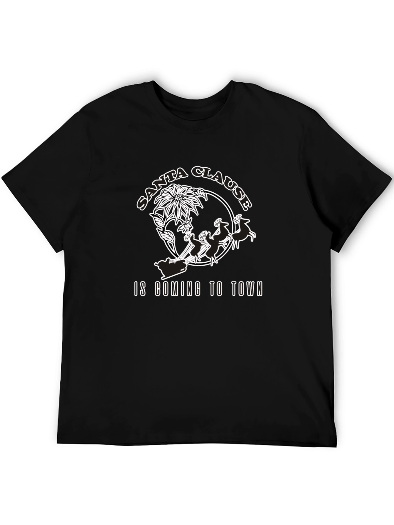 Santa Claus is Coming to Town Graphic T-Shirt