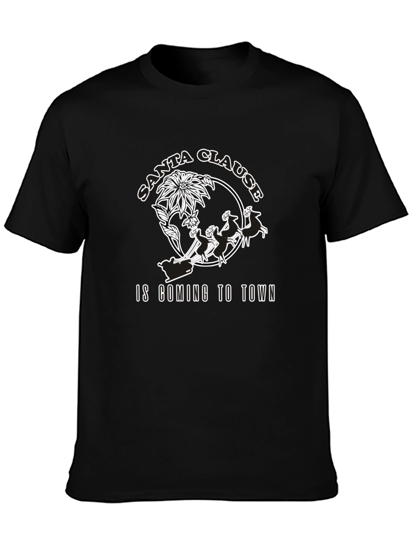 Santa Claus is Coming to Town Graphic T-Shirt