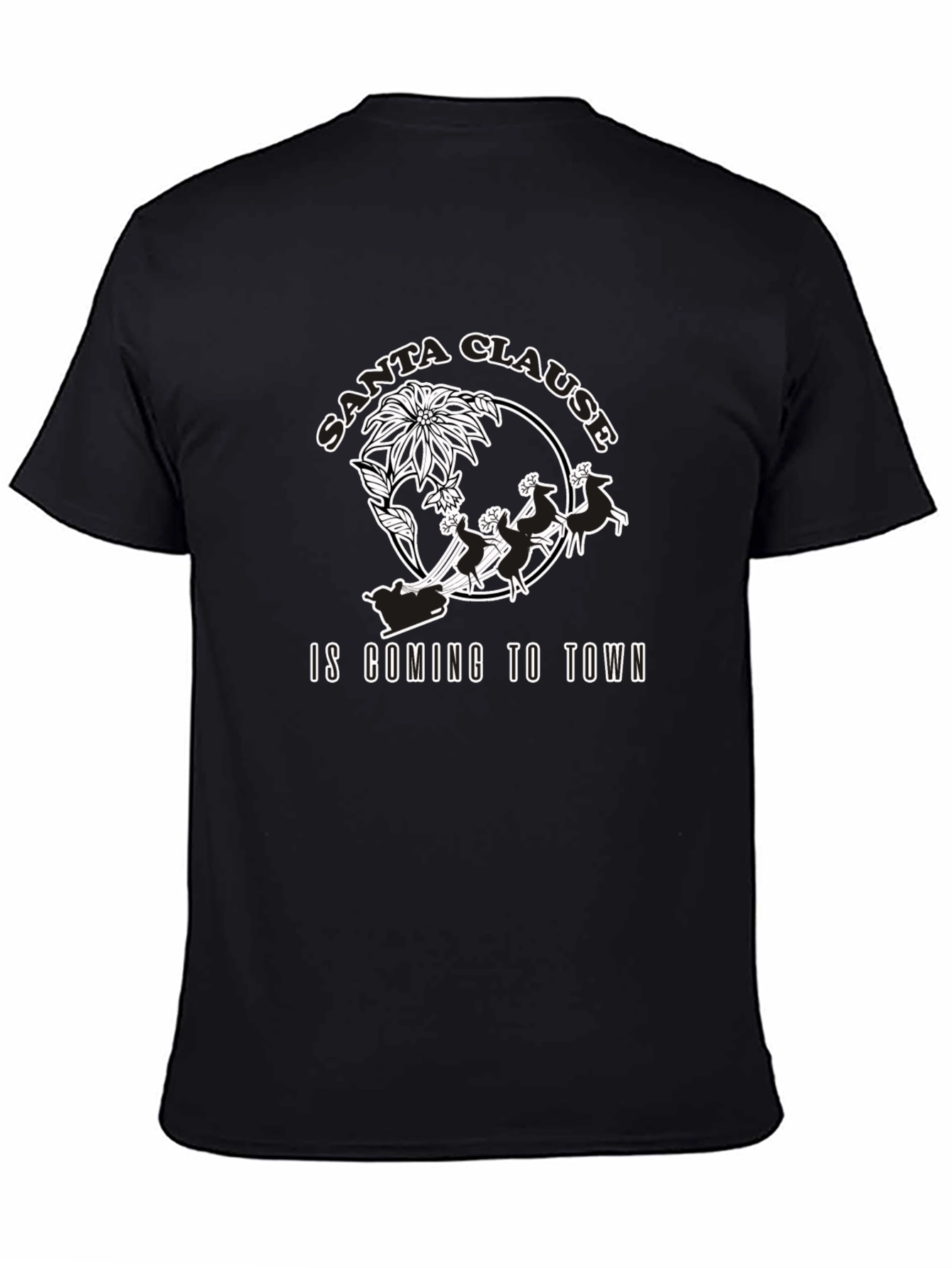 Santa Claus is Coming to Town Graphic T-Shirt