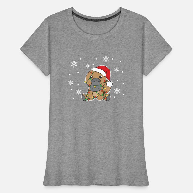 Platypus Christmas Winter Animals
