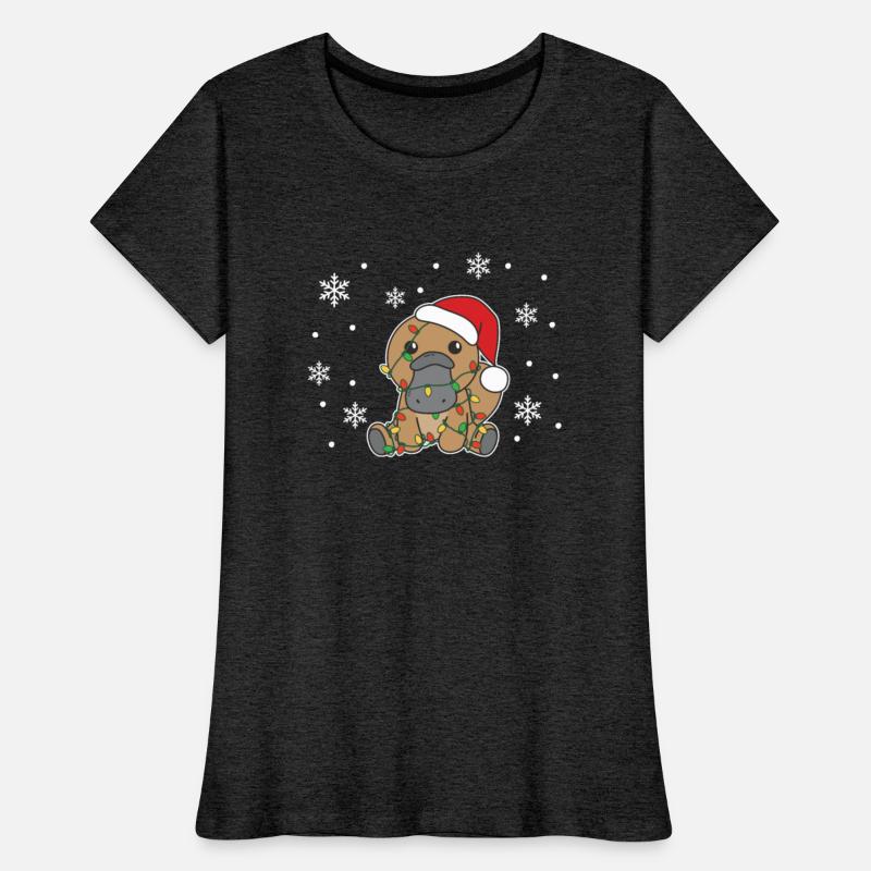 Platypus Christmas Winter Animals