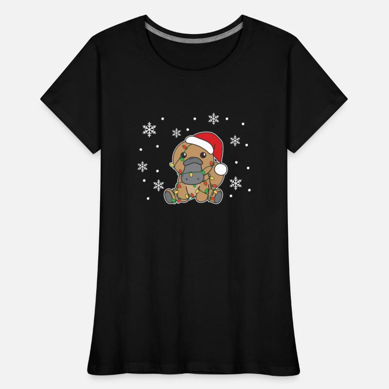 Platypus Christmas Winter Animals