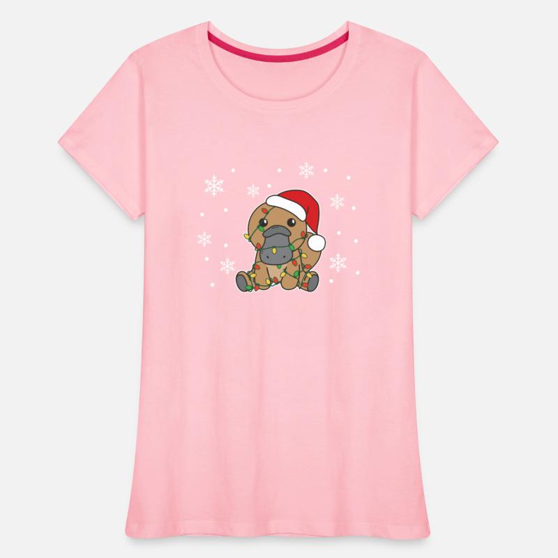 Platypus Christmas Winter Animals