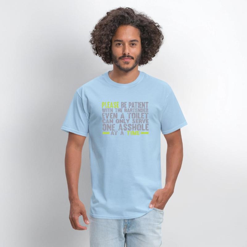 Please Be Patient With the Bartender Funny T Shirt