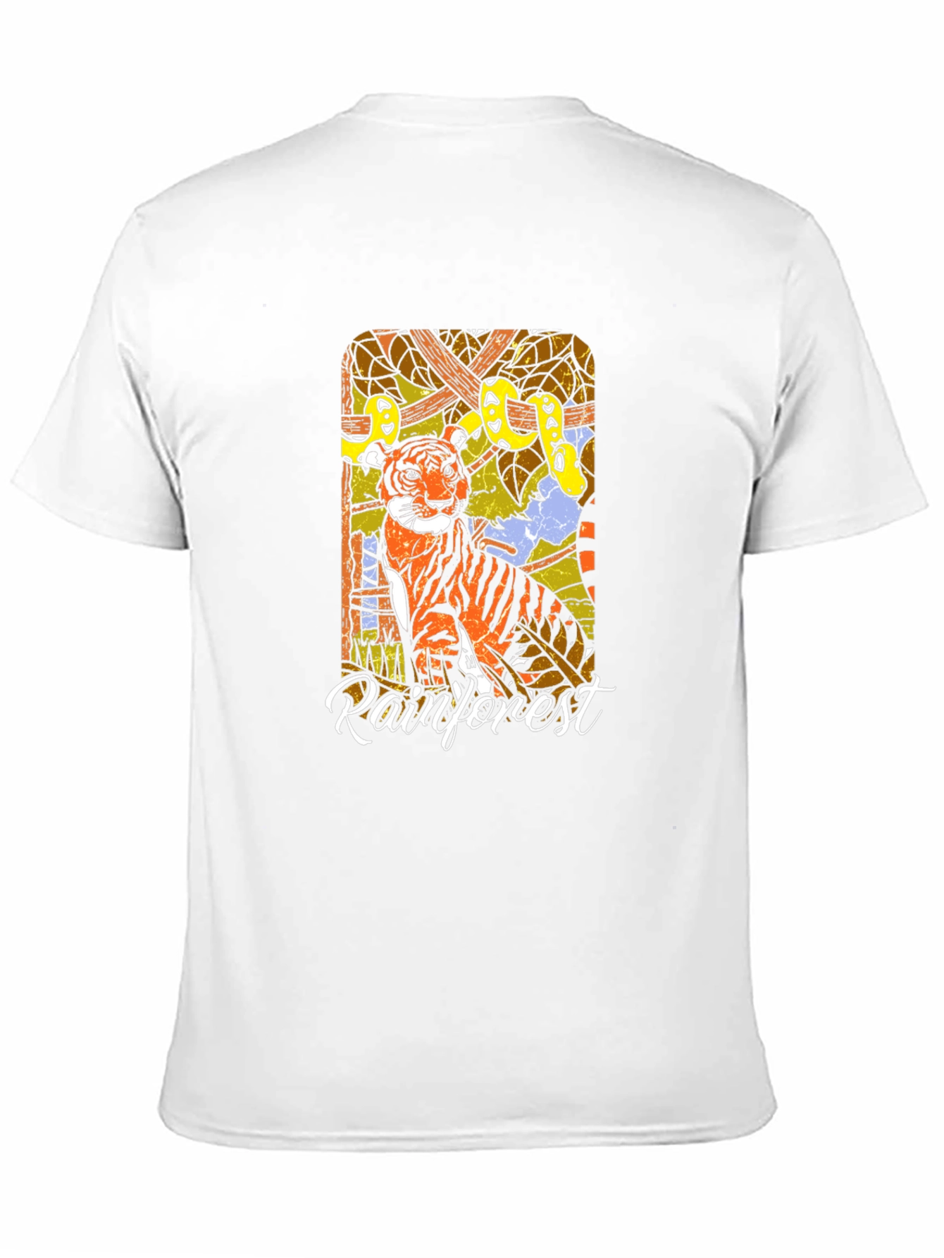 Rainforest Tiger Graphic T-Shirt - Jungle Adventure Tee
