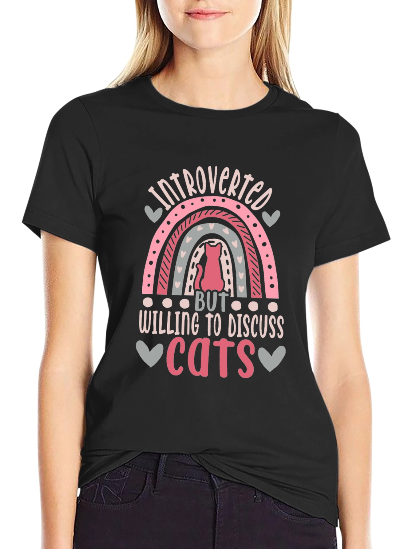 Introverted Cat Lover T-Shirt