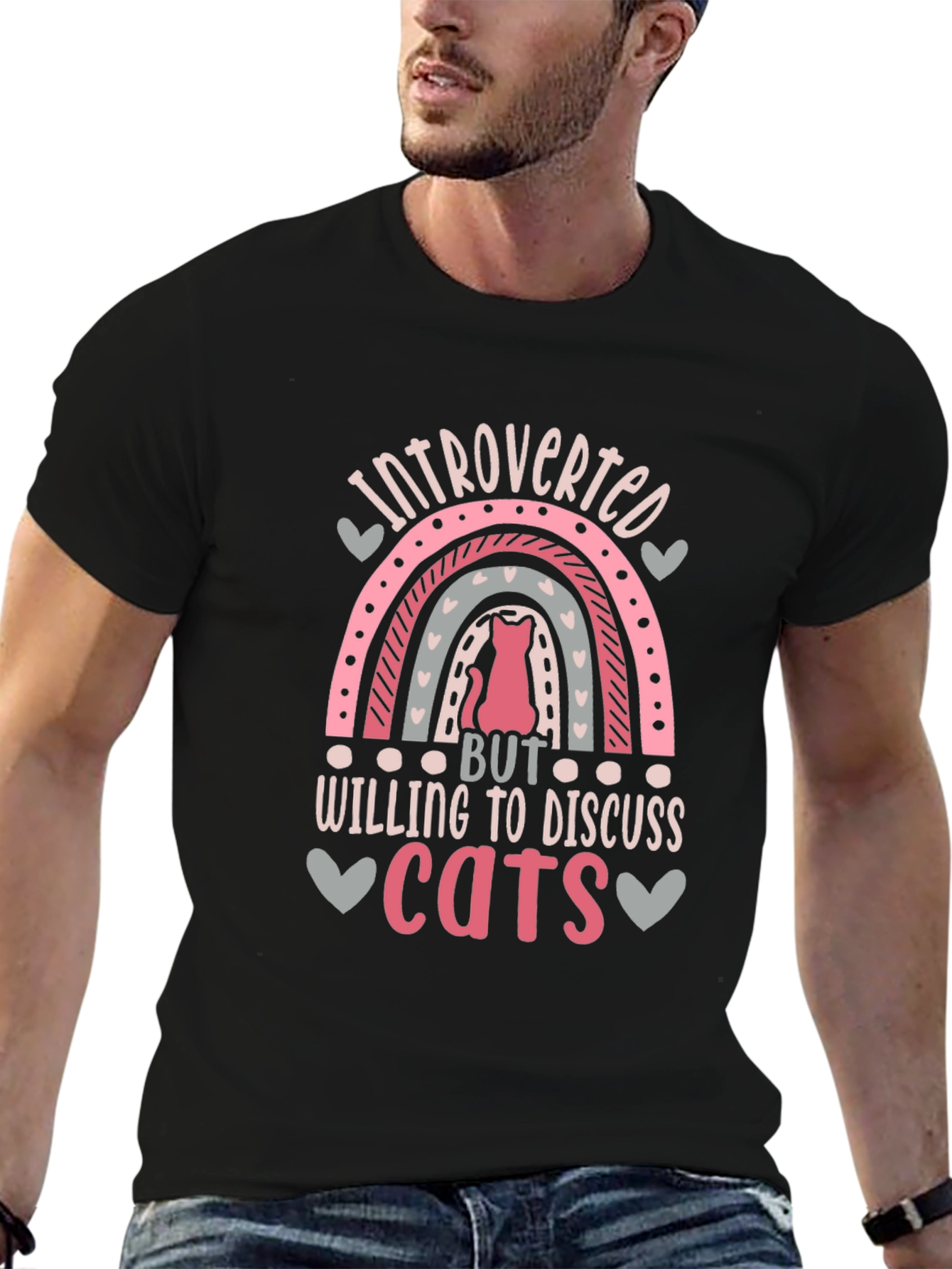 Introverted Cat Lover T-Shirt
