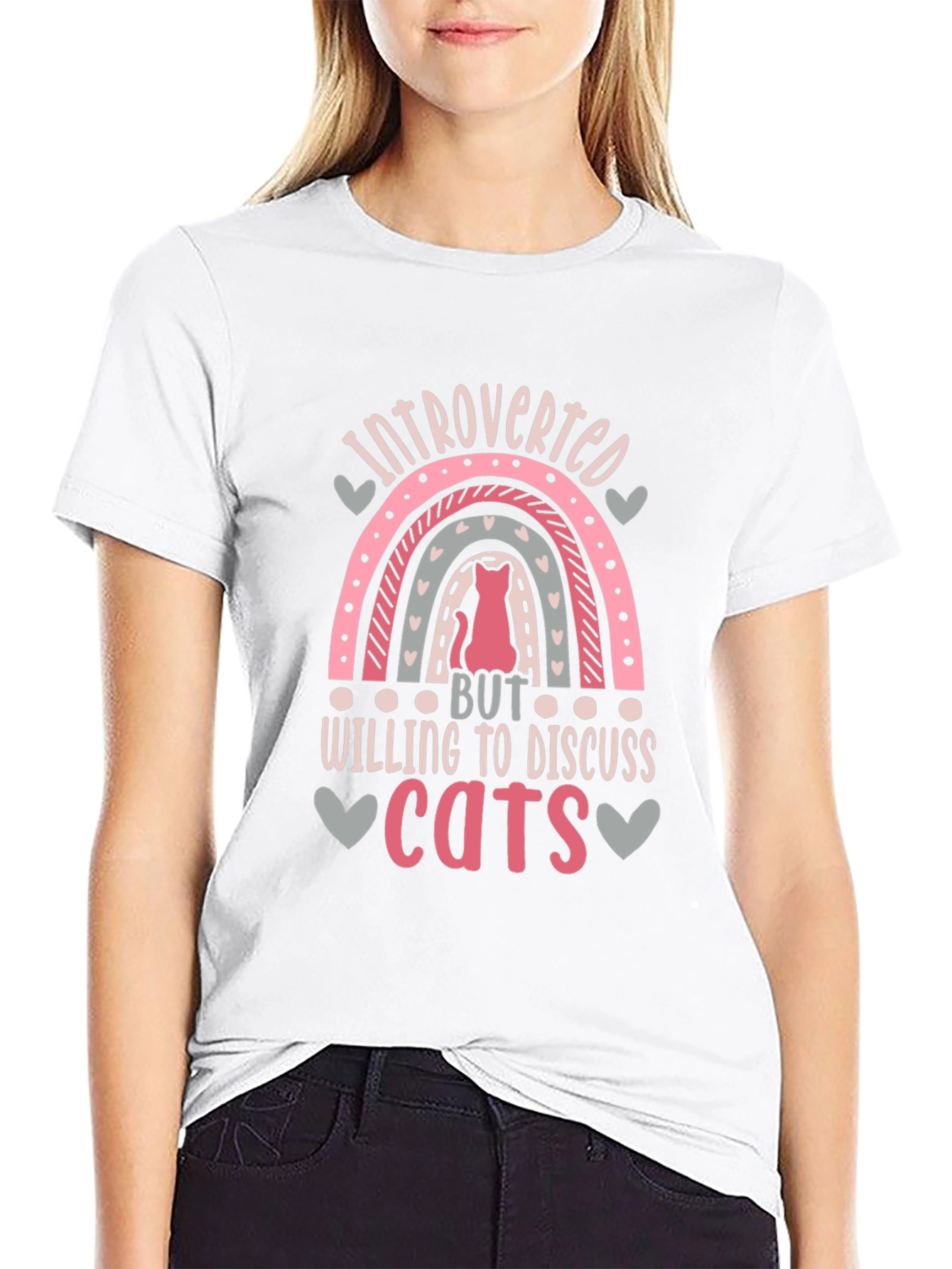 Introverted Cat Lover T-Shirt