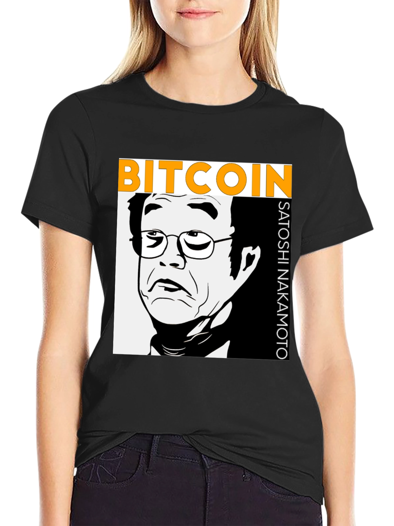 Bitcoin Satoshi Nakamoto Graphic T-Shirt