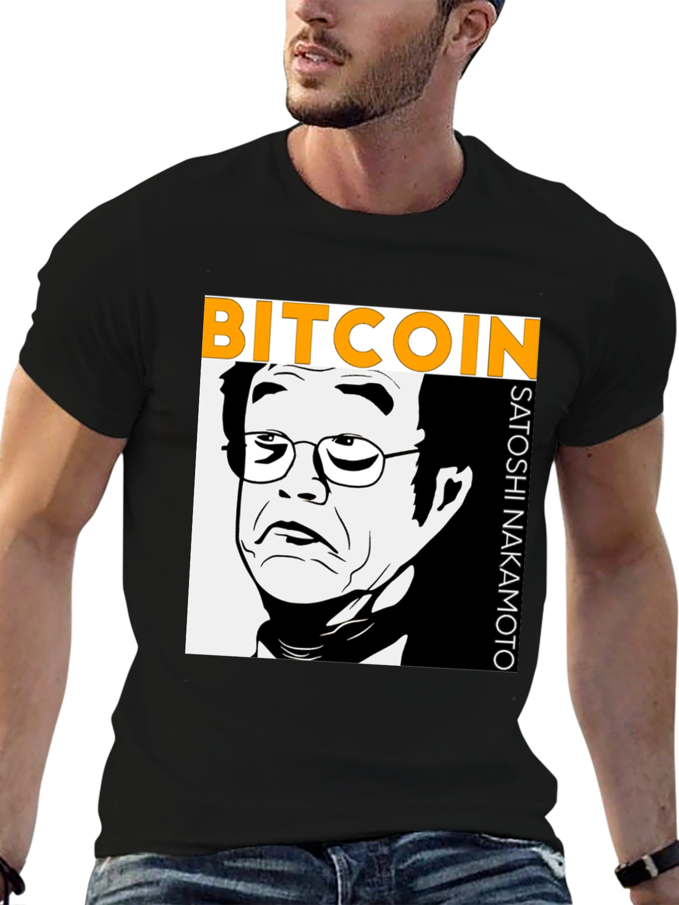 Bitcoin Satoshi Nakamoto Graphic T-Shirt