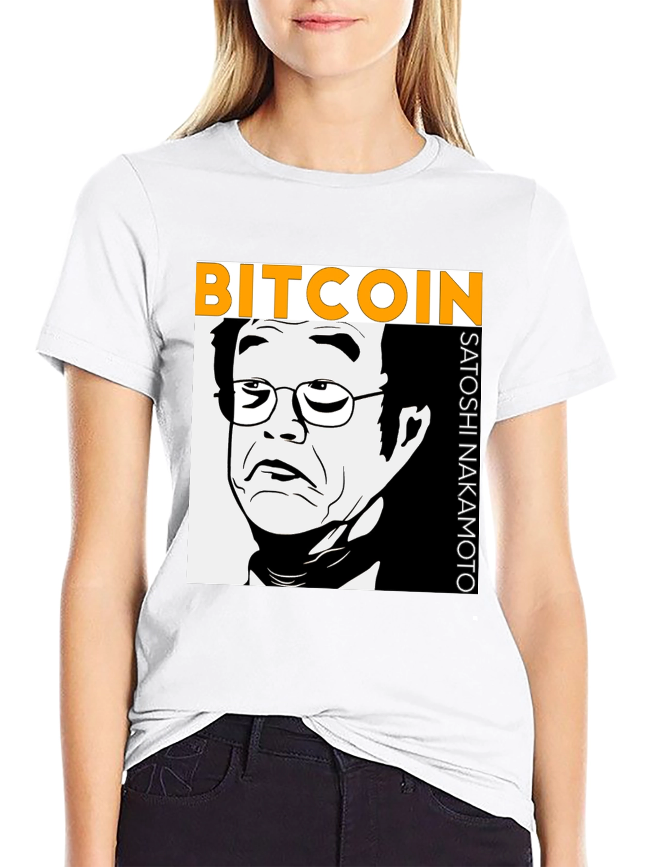 Bitcoin Satoshi Nakamoto Graphic T-Shirt