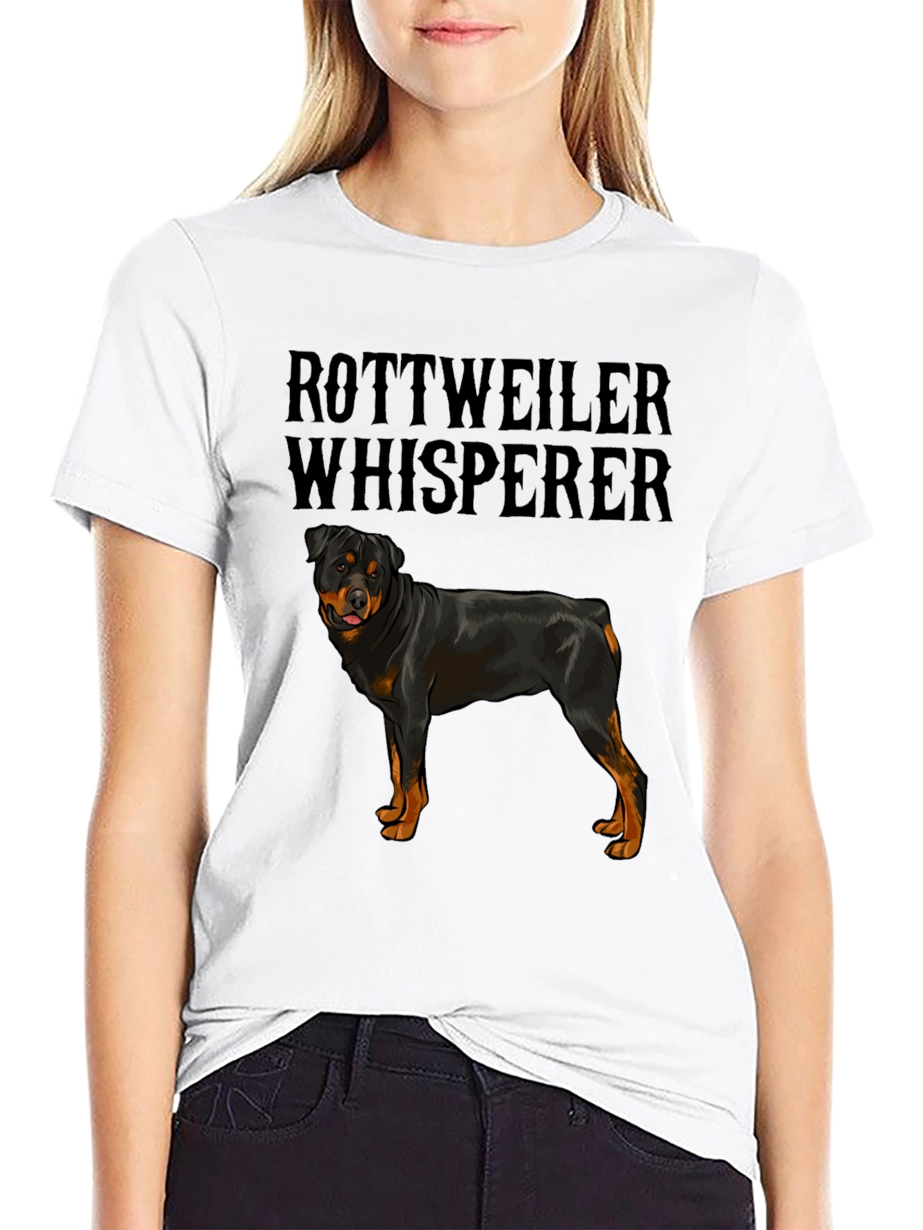 Rottweiler Whisperer Graphic T-Shirt