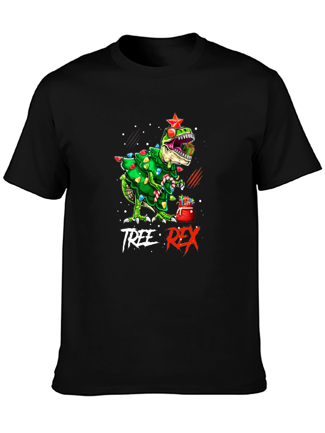 Tree Rex T-Shirt: Dinosaur Christmas Tee