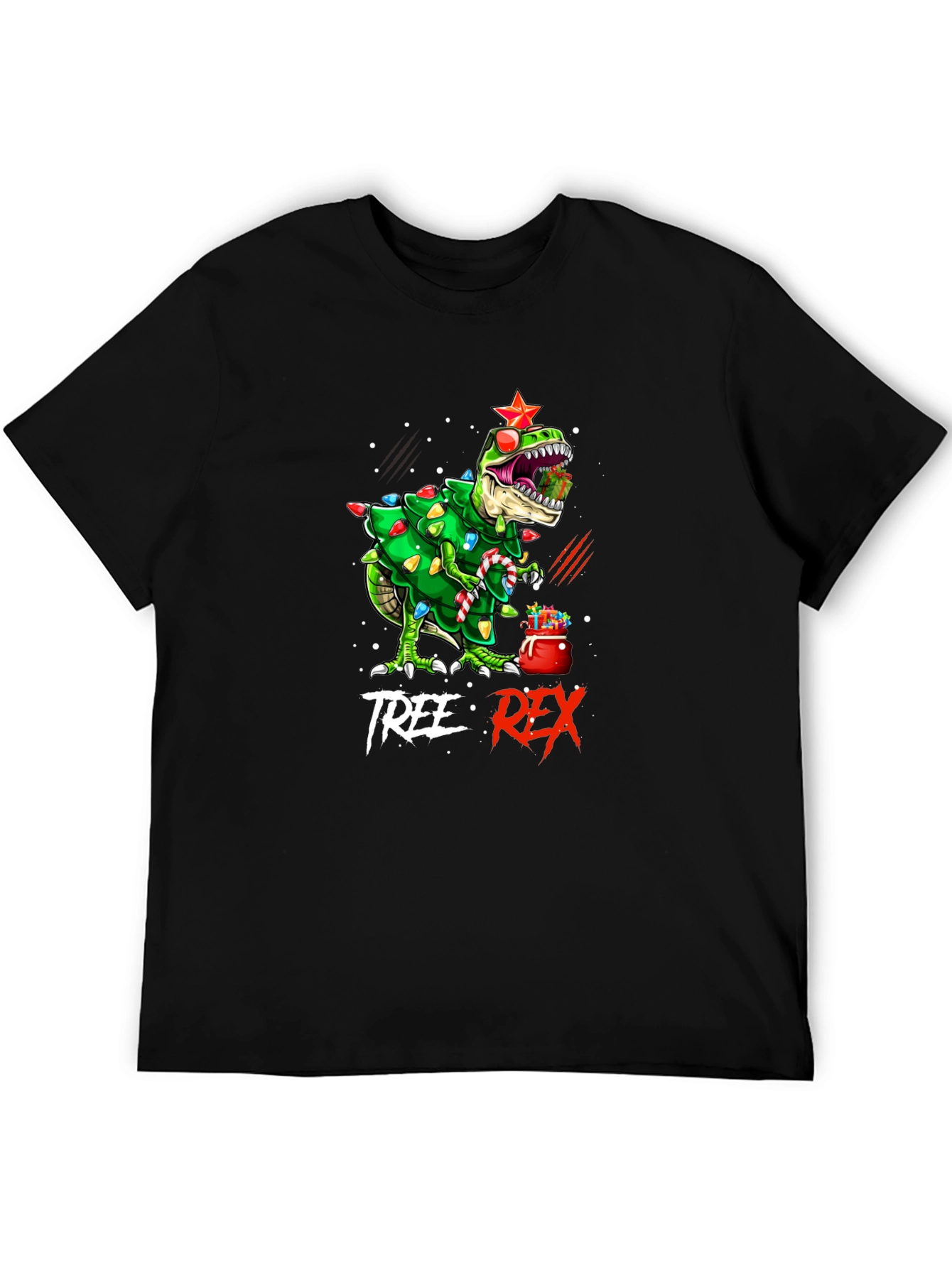 Tree Rex T-Shirt: Dinosaur Christmas Tee
