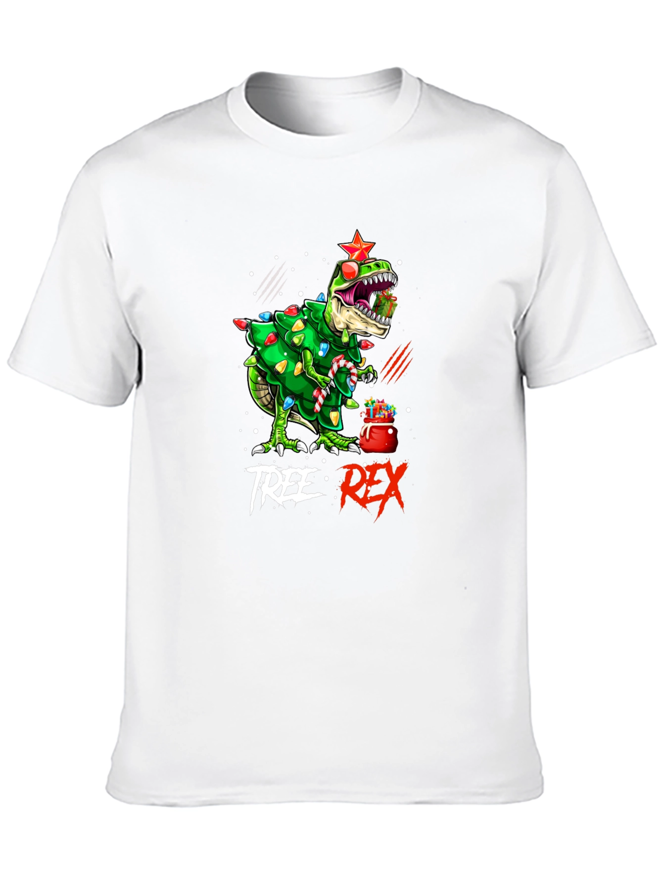 Tree Rex T-Shirt: Dinosaur Christmas Tee