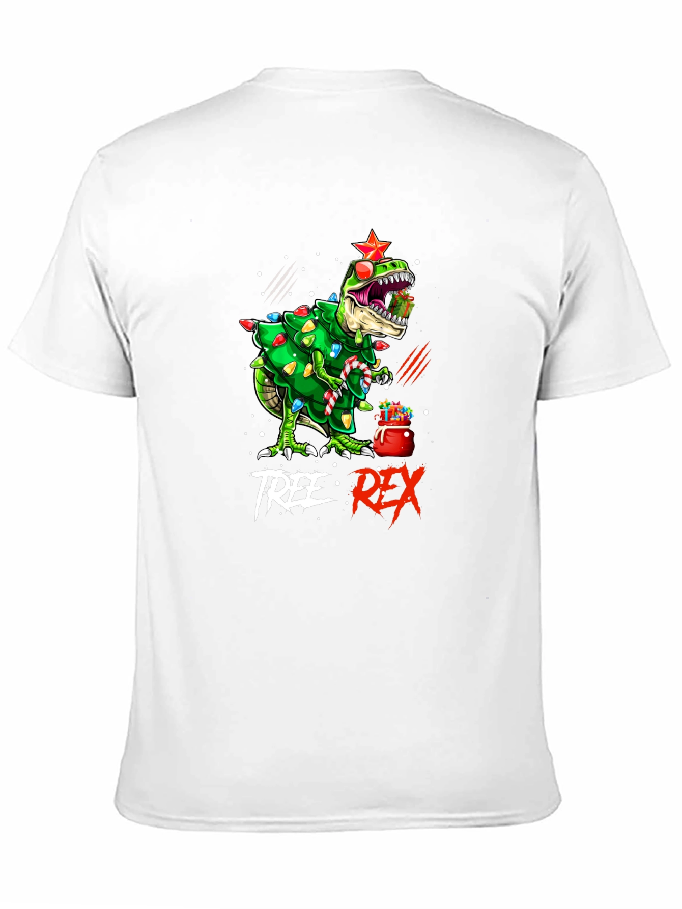 Tree Rex T-Shirt: Dinosaur Christmas Tee