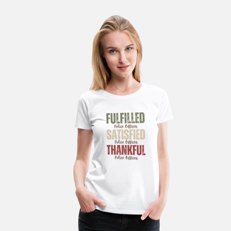 Police Officer Retro Grunge Effect Text Fall Seaso