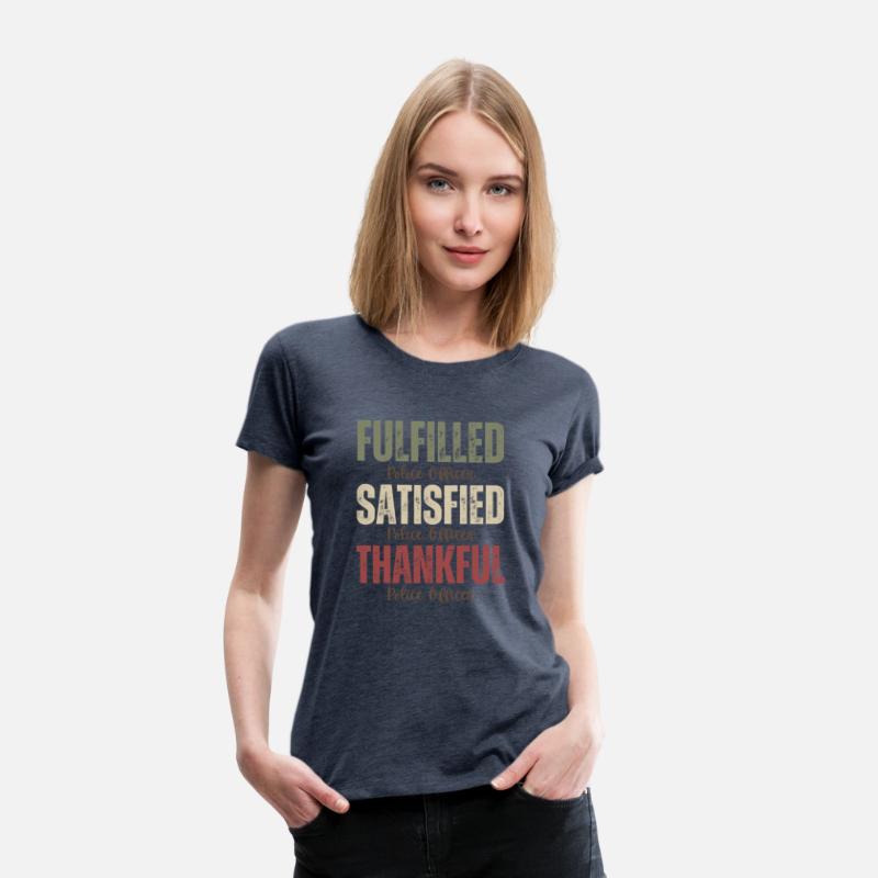Police Officer Retro Grunge Effect Text Fall Seaso