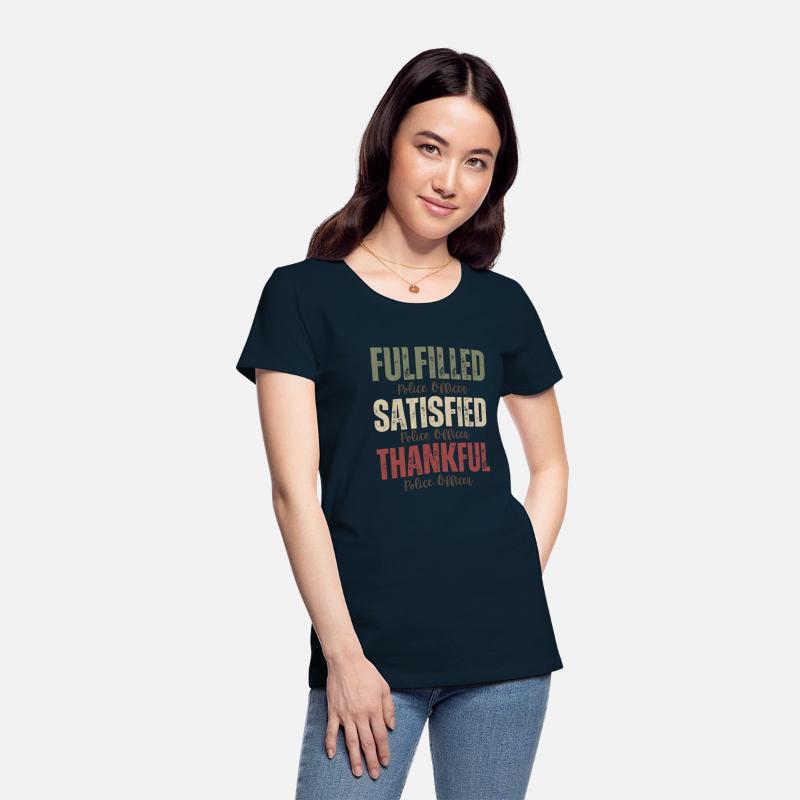 Police Officer Retro Grunge Effect Text Fall Seaso