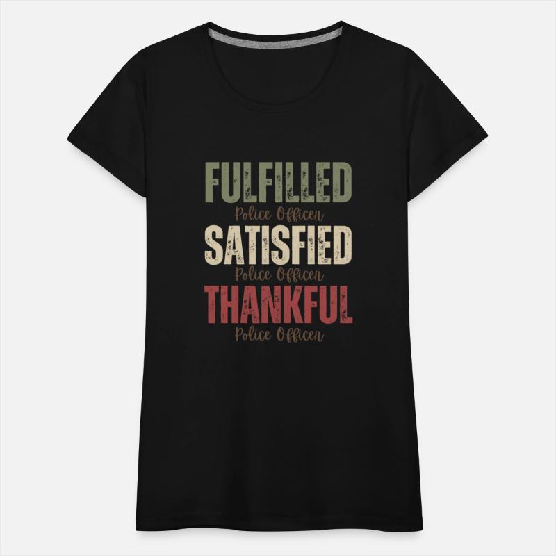 Police Officer Retro Grunge Effect Text Fall Seaso