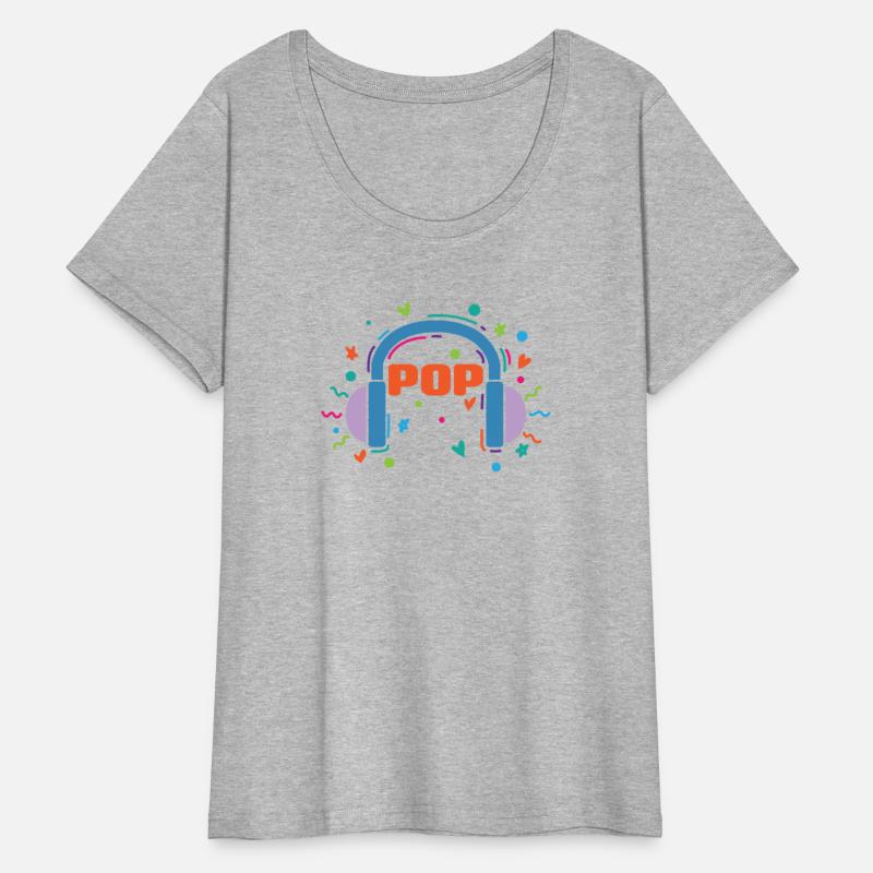 Pop Music with Headphones Singer Stars