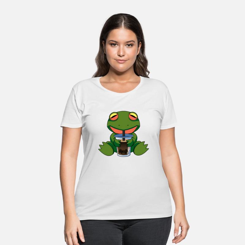 Powered By Boba Drink Frog Love Boba Bubble Tea