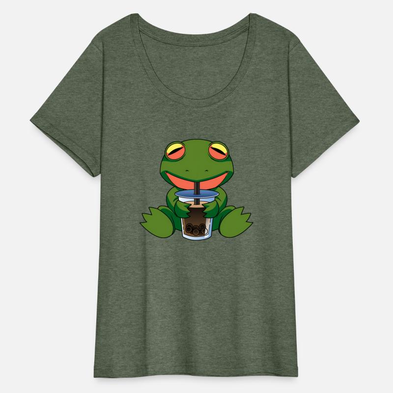 Powered By Boba Drink Frog Love Boba Bubble Tea