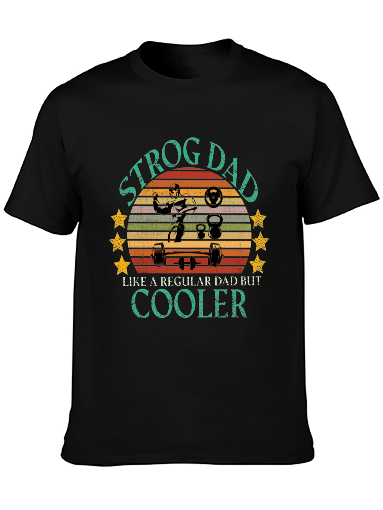 Strog Dad Graphic T-Shirt - Cooler Dad