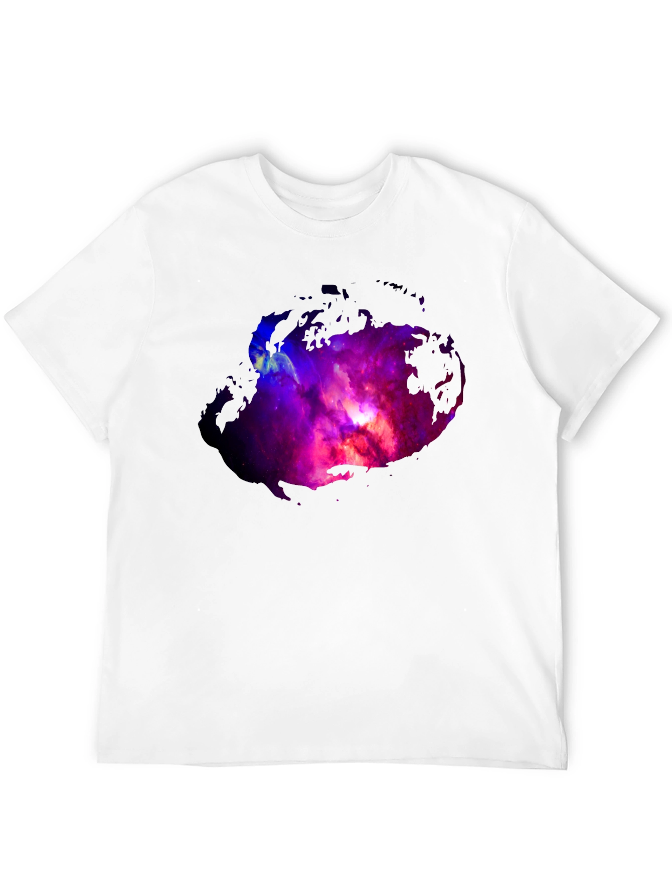 Nebula Print Black T-Shirt