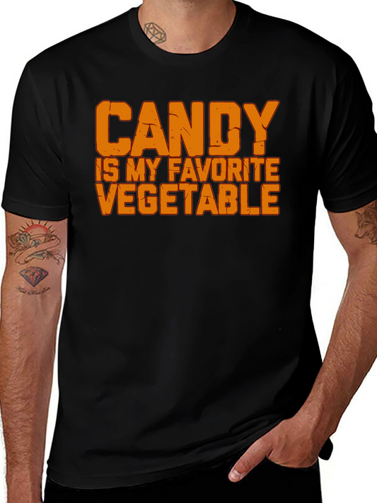 Candy is My Favorite Vegetable T-Shirt - Funny Foodie Tee