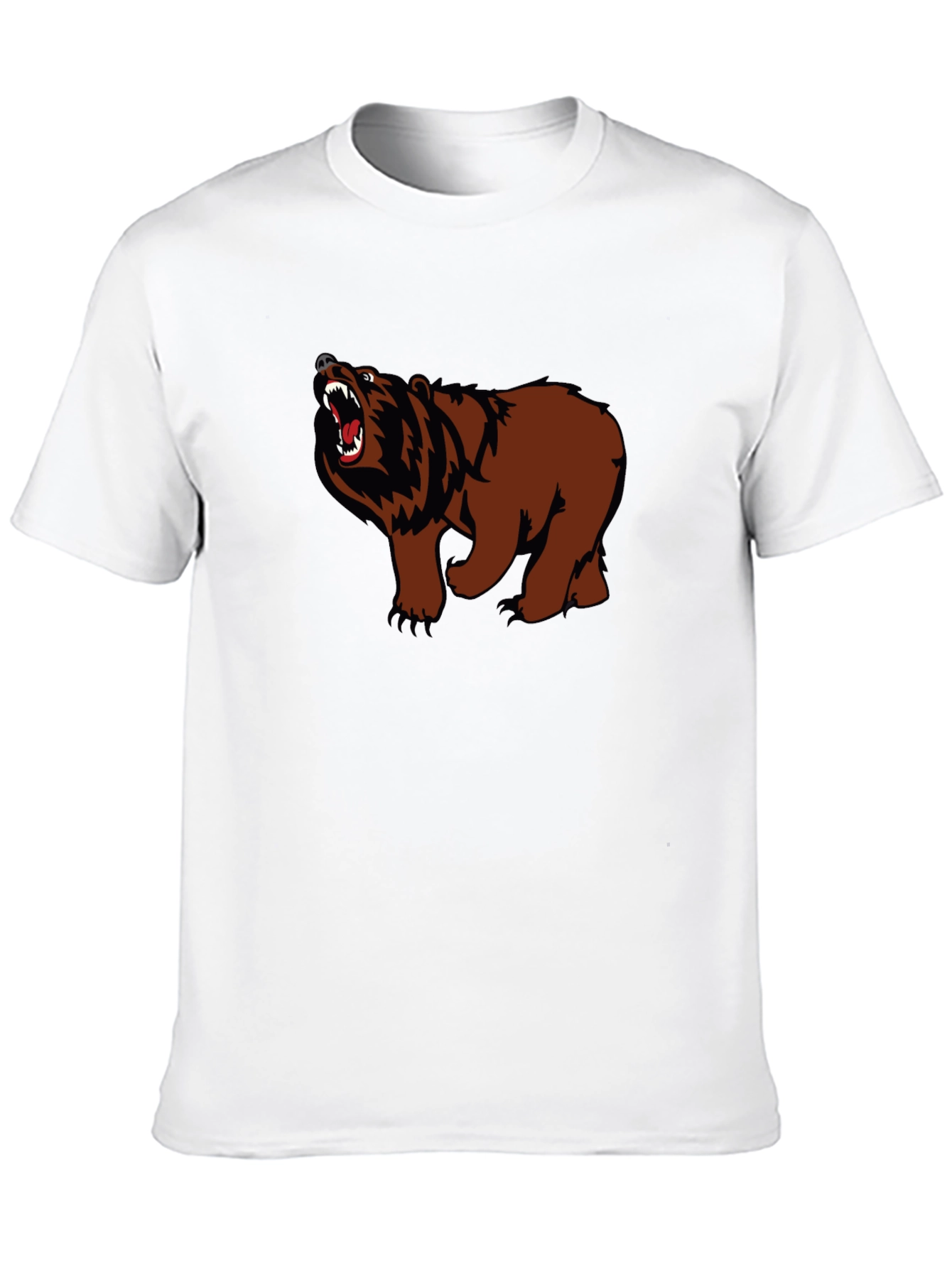 Grizzly Bear Graphic Tee - Fierce Style