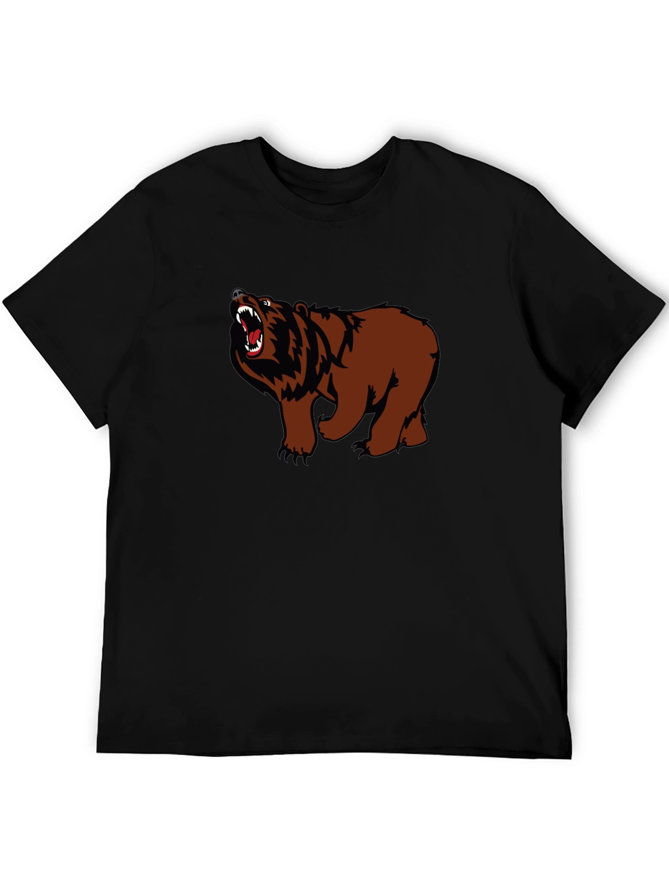 Grizzly Bear Graphic Tee - Fierce Style