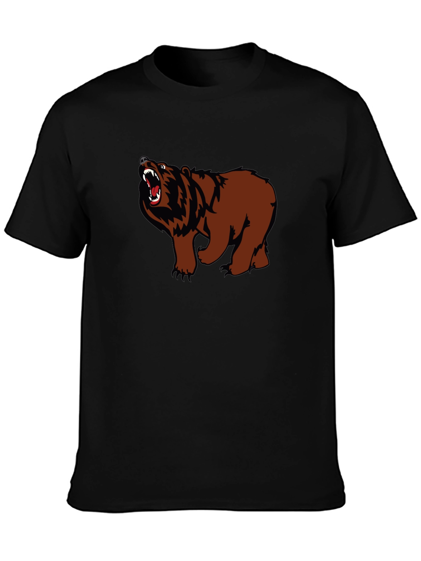 Grizzly Bear Graphic Tee - Fierce Style