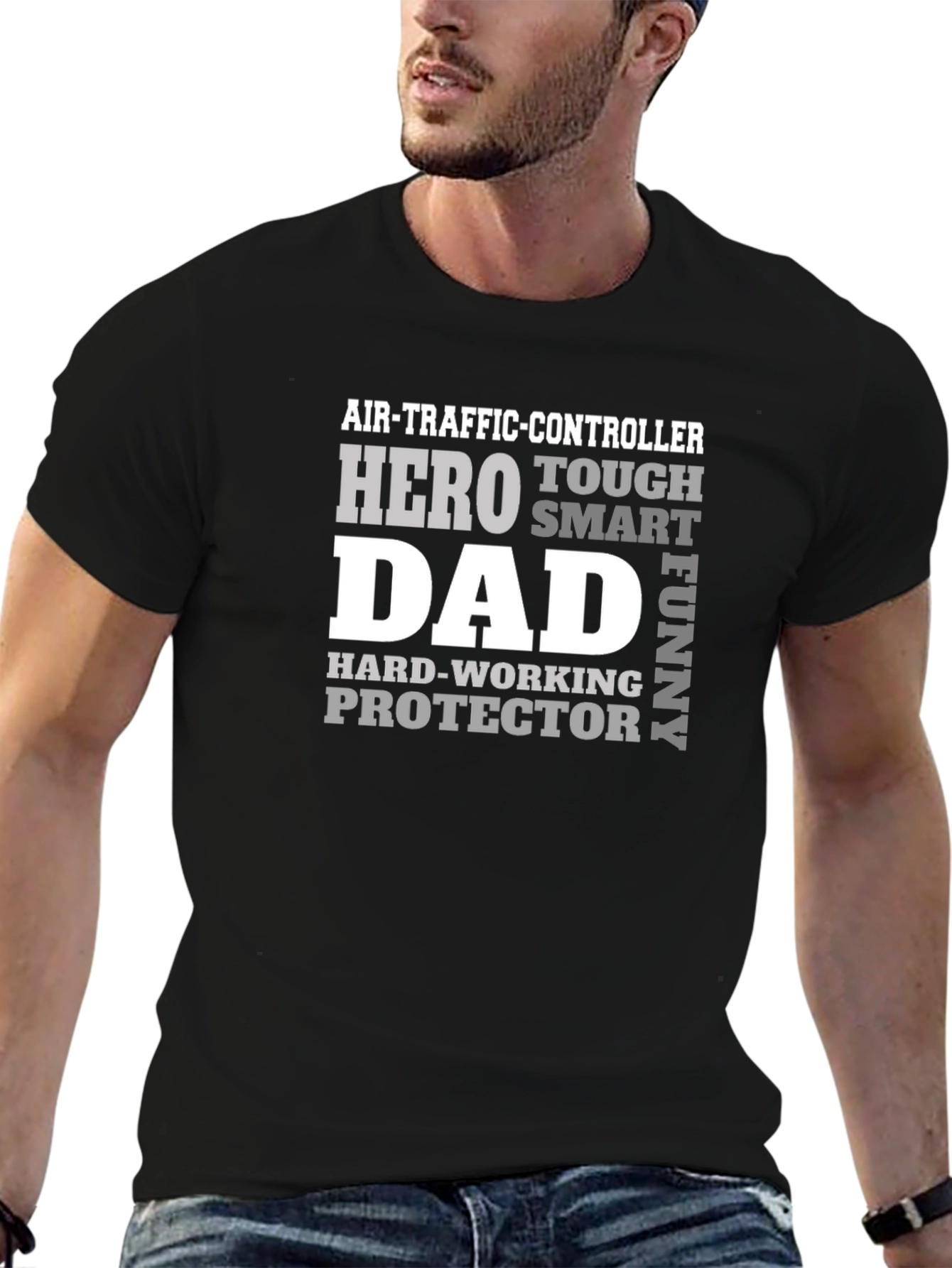 Air Traffic Controller Dad Hero T-Shirt