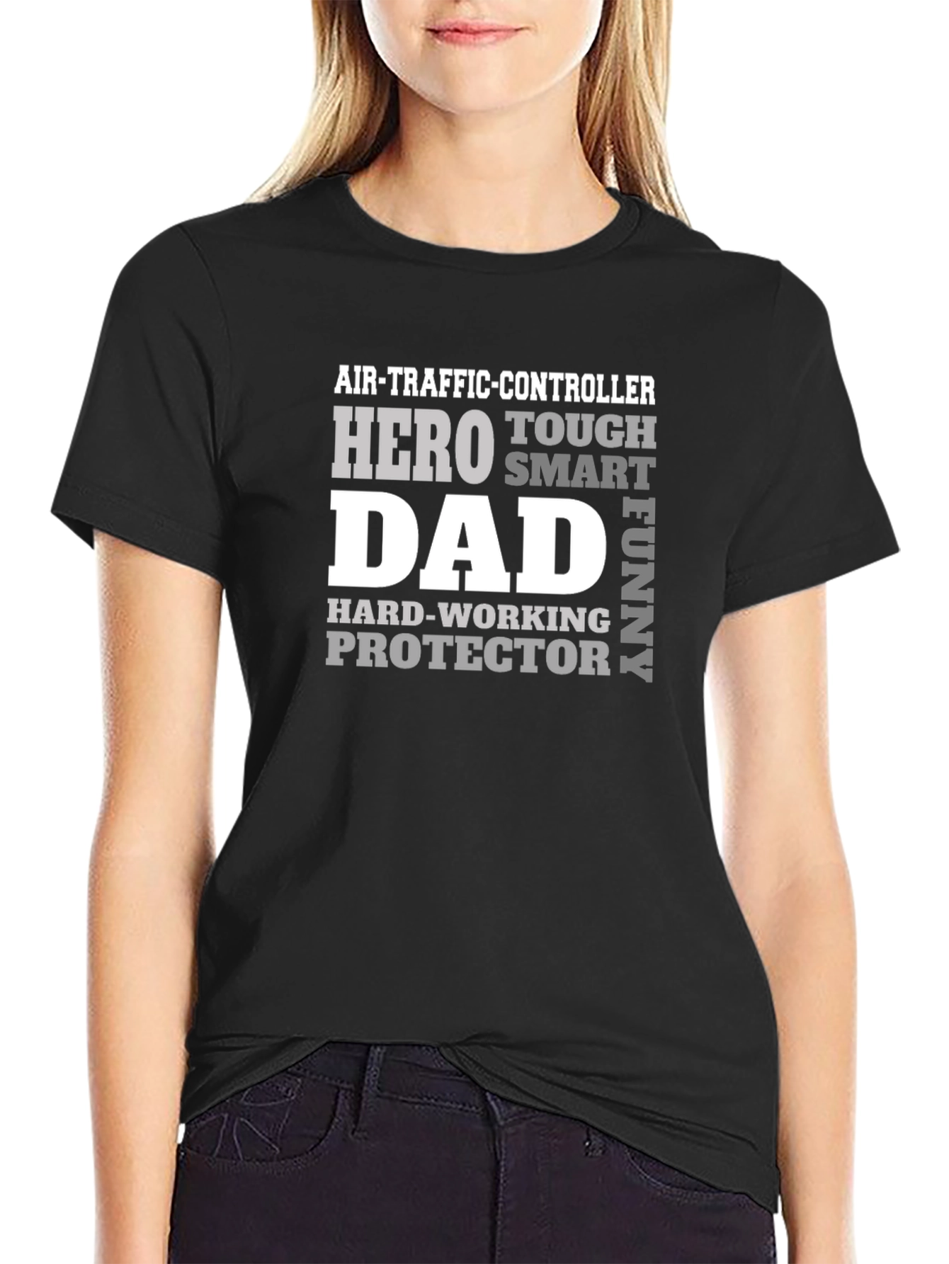 Air Traffic Controller Dad Hero T-Shirt
