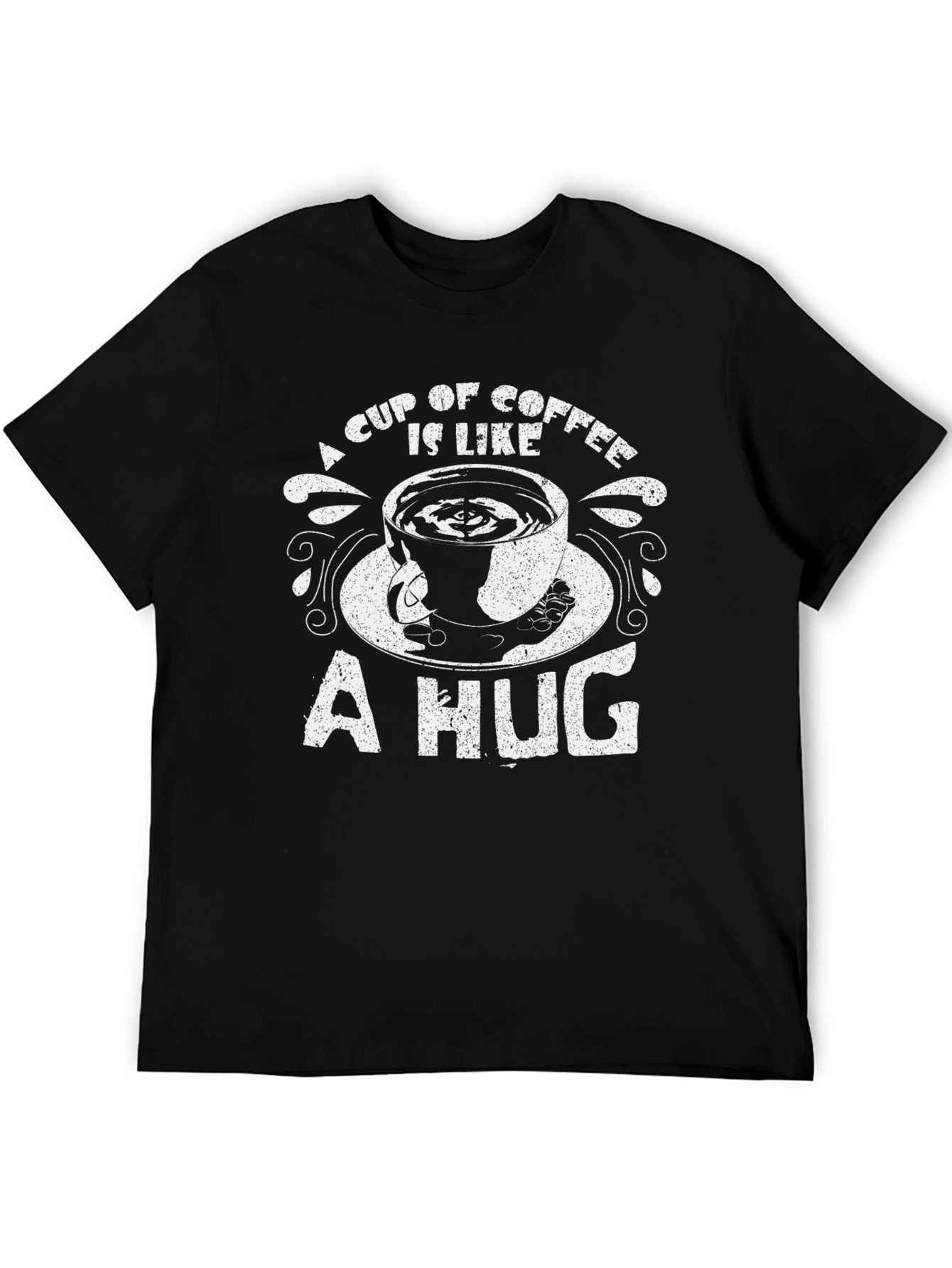 Coffee Hug T-Shirt - Comfort & Caffeine Style