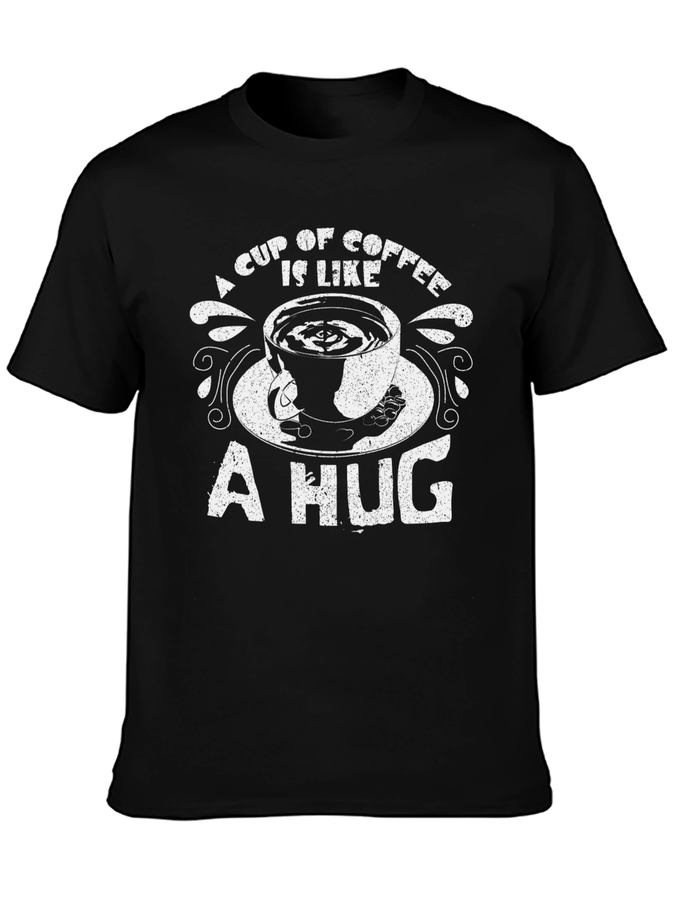 Coffee Hug T-Shirt - Comfort & Caffeine Style