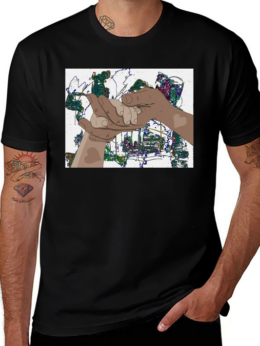 Interracial Unity T-Shirt - Black