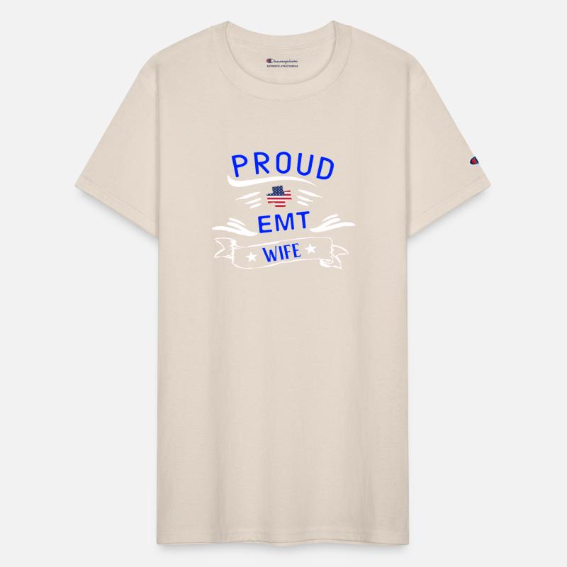 Proud Emt Wife Emergency Medical Technician Wife