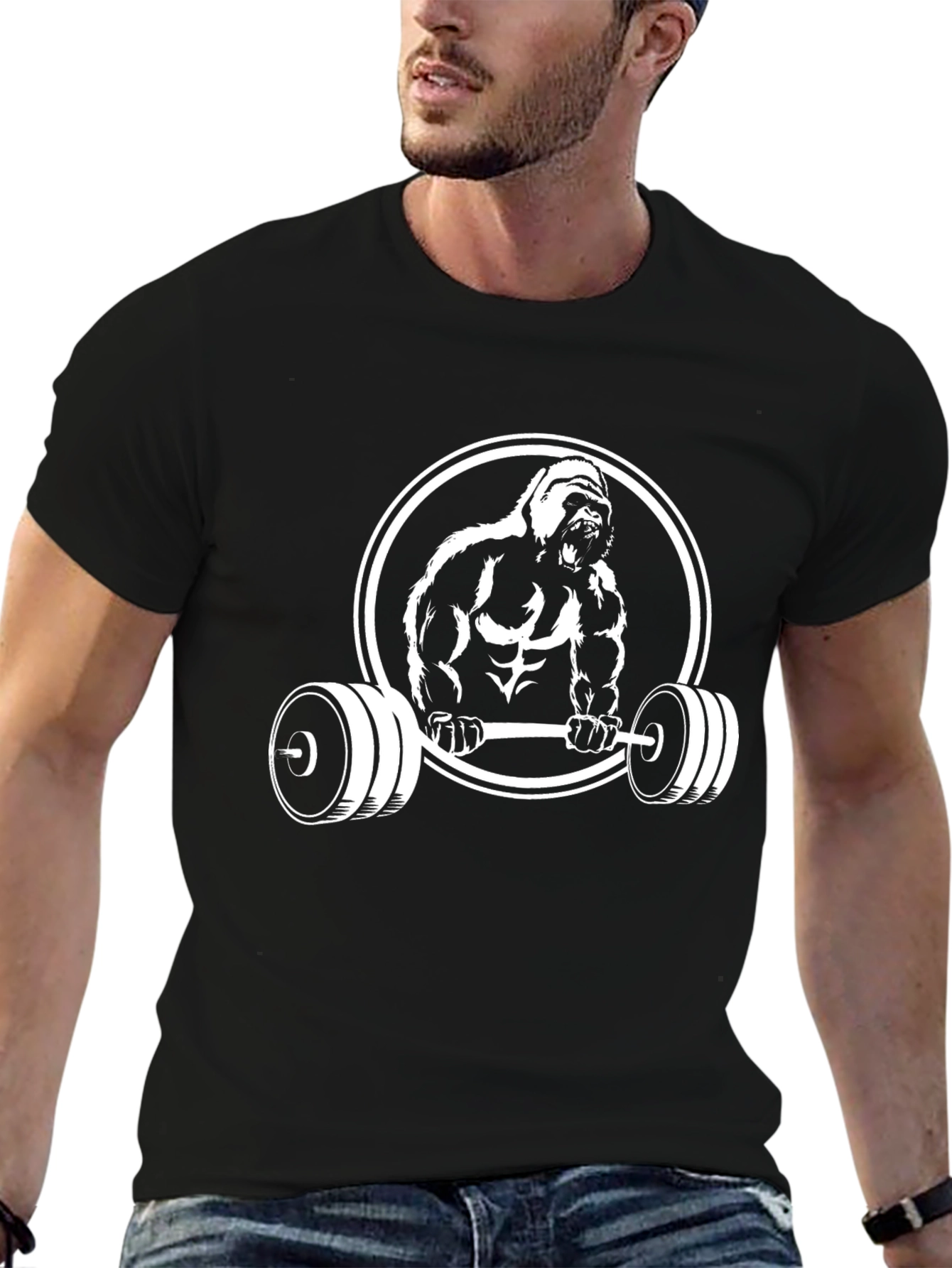 Gorilla Gym Beast Mode Black T-Shirt