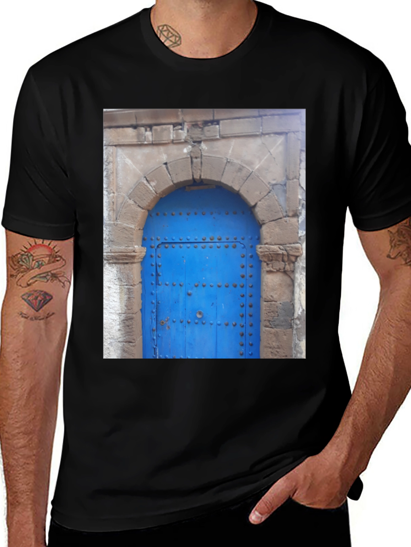 Blue Door T-Shirt - Architectural Design Tee