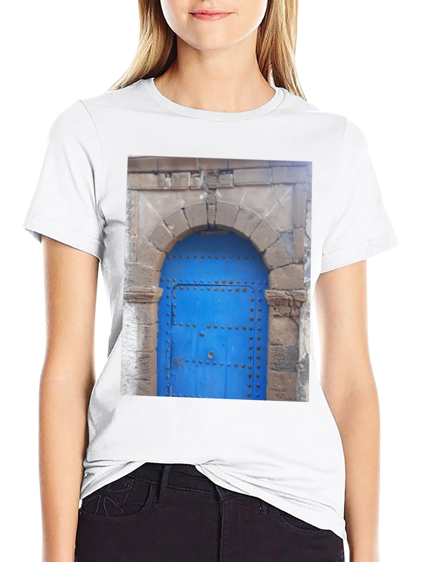 Blue Door T-Shirt - Architectural Design Tee