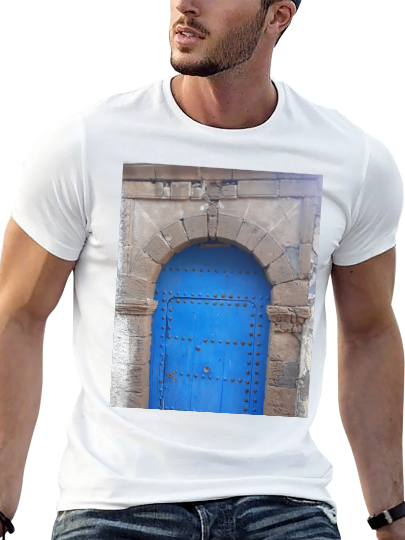 Blue Door T-Shirt - Architectural Design Tee