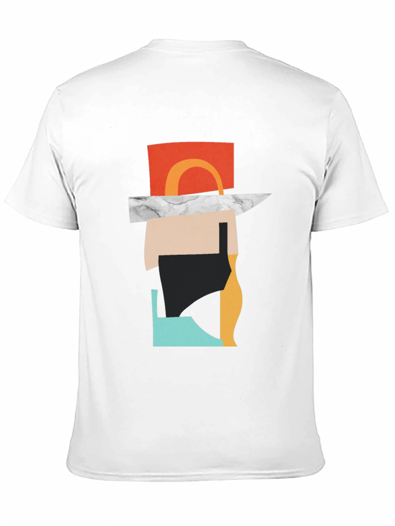 Abstract Design Black T-Shirt