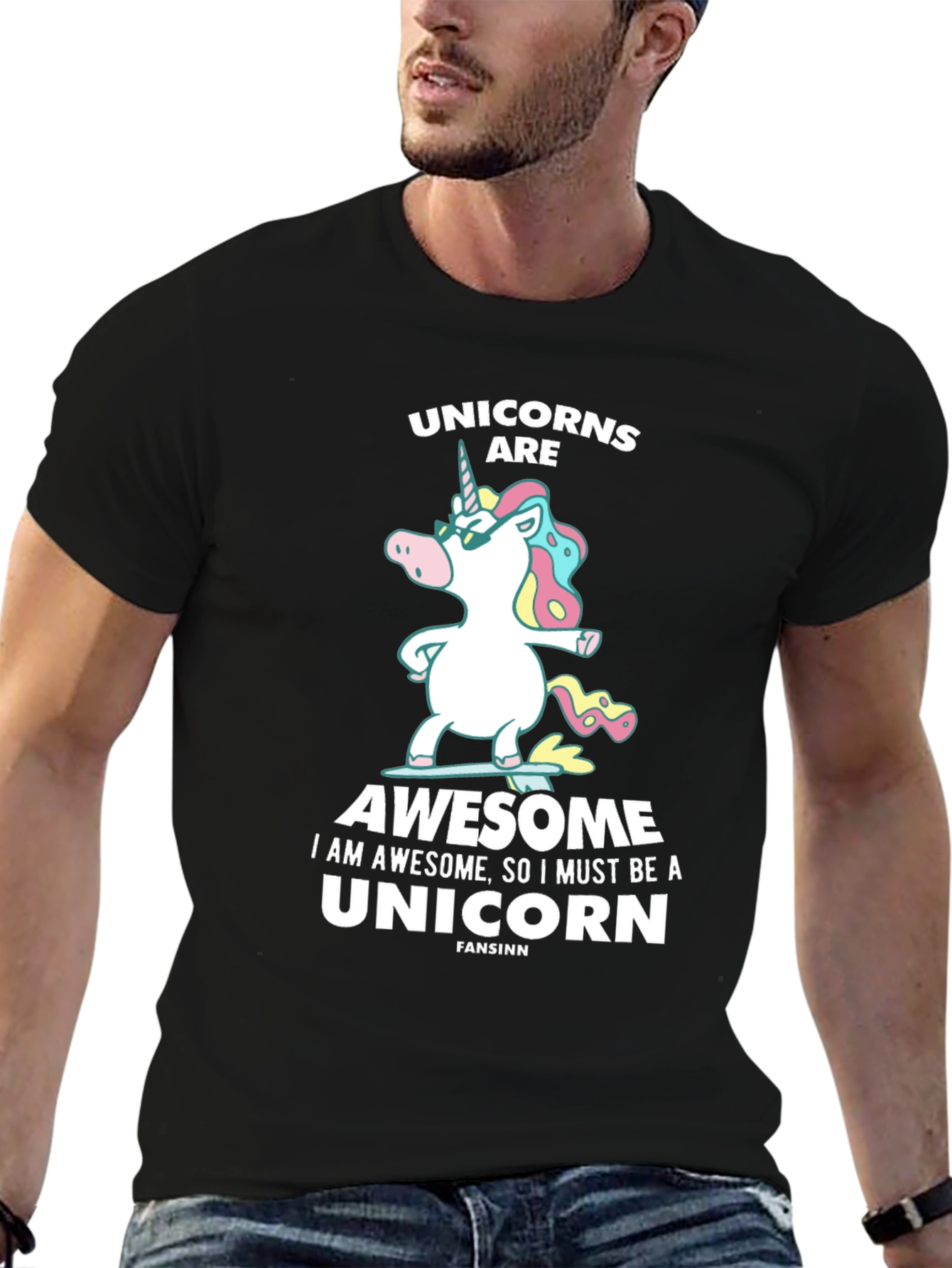 Unicorns Are Awesome Graphic T-Shirt