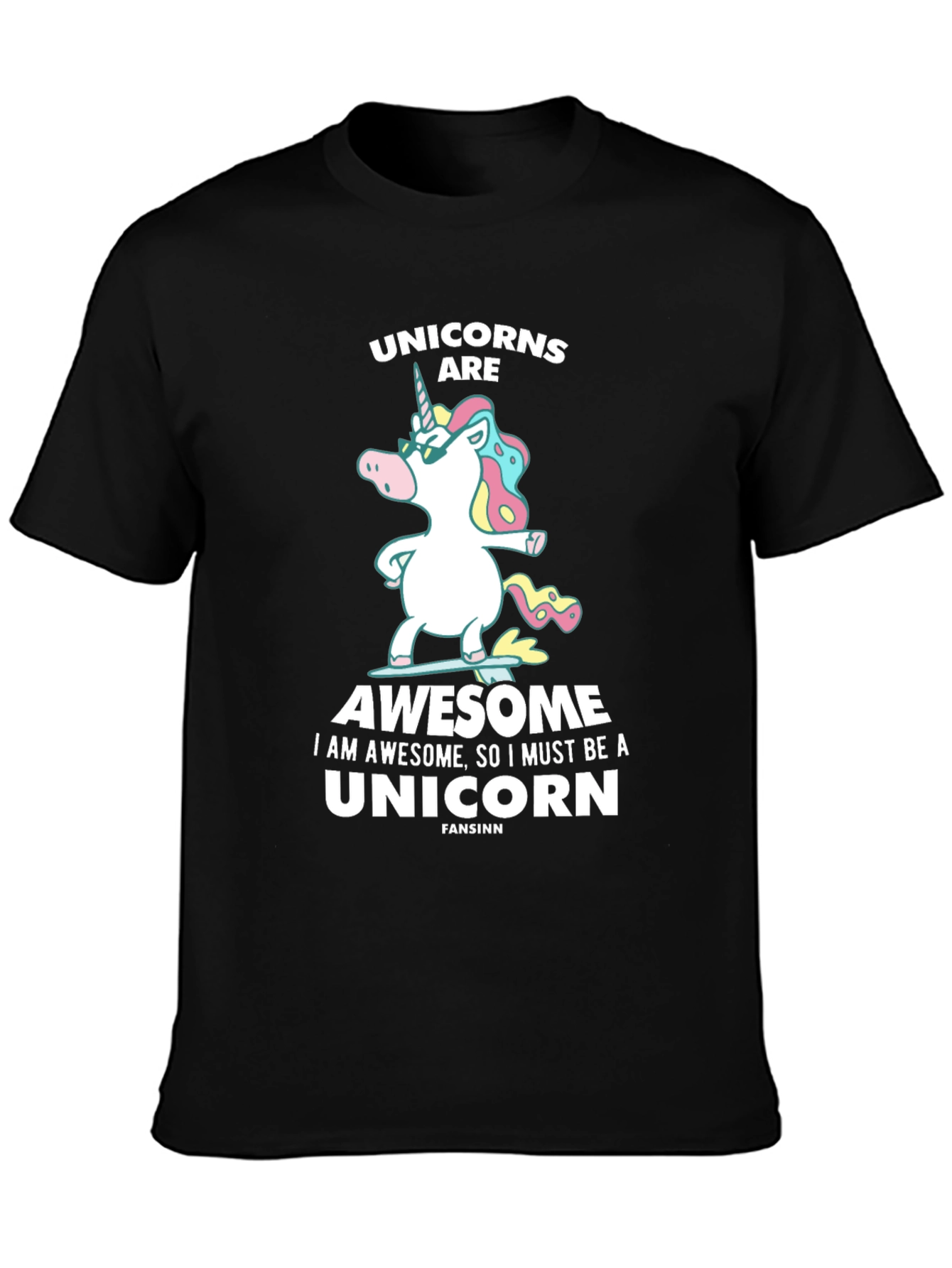 Unicorns Are Awesome Graphic T-Shirt